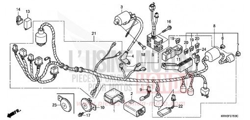 IMPIANTO ELETTRICO XR125L3 di 2003